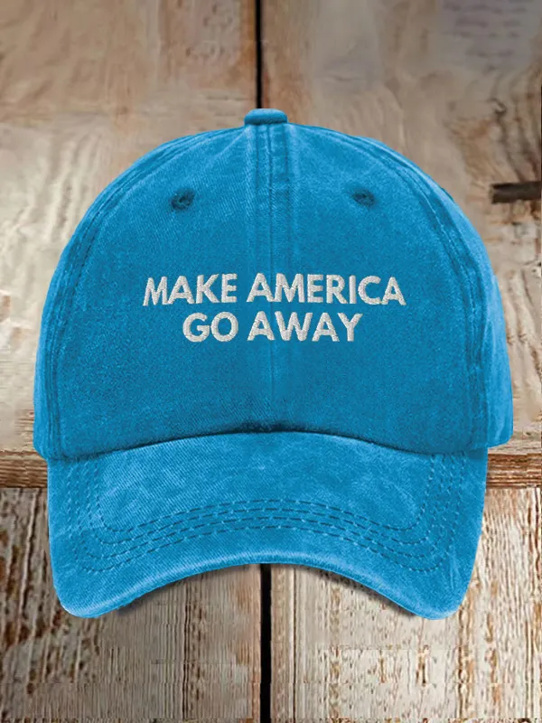 Retro Make American Go Away Pride Baseball Cap