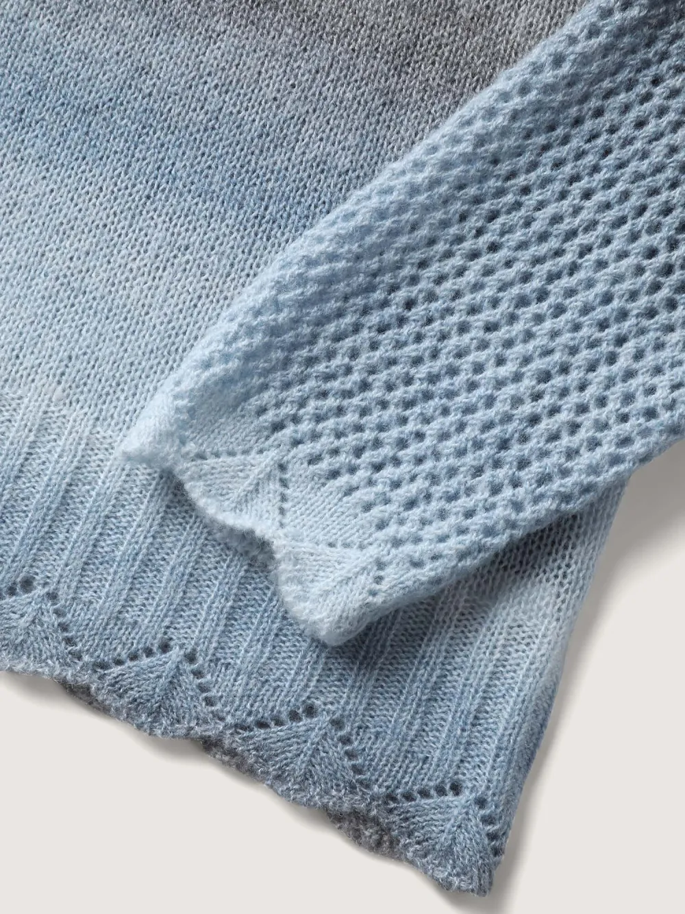 Heather Ombre Gradient Hooded Pullover