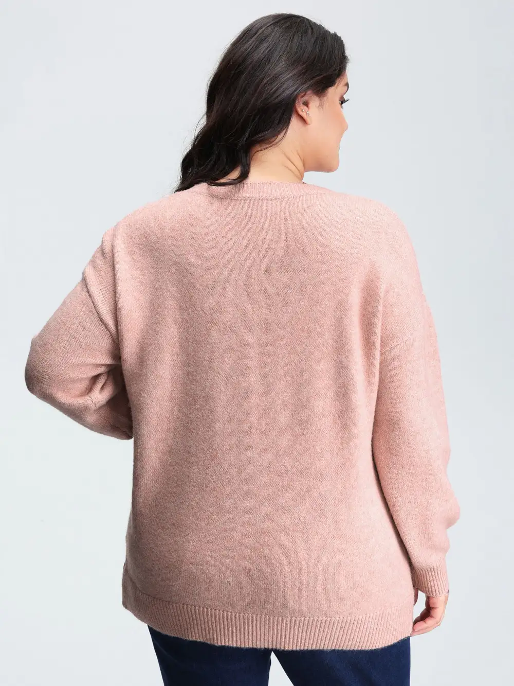 Butterfly Pattern Jacquard Pullover