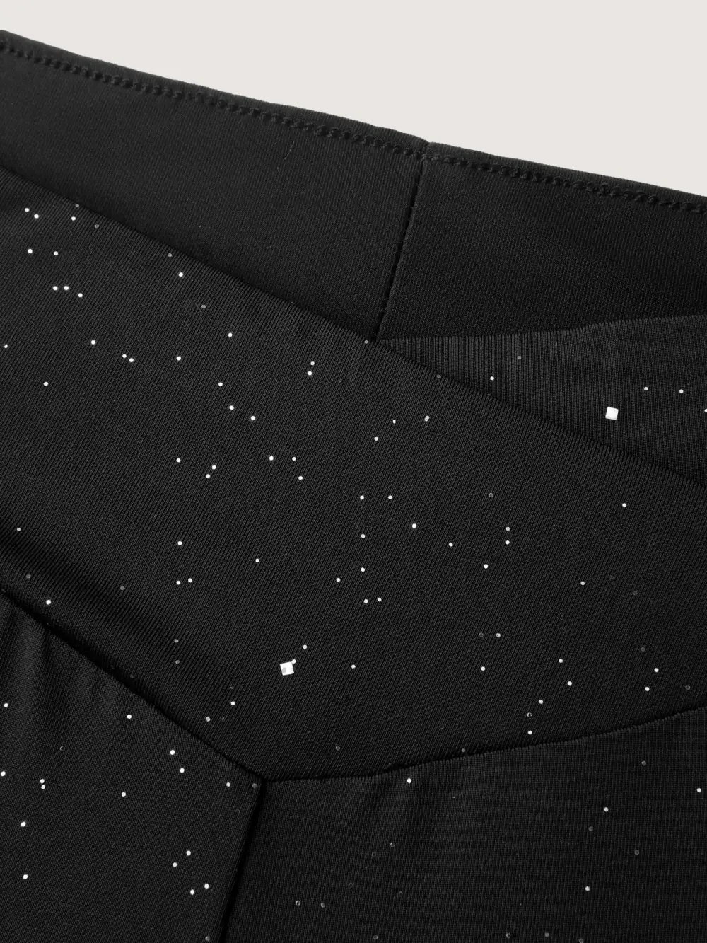 Sequin V-Shaped Waistband Pants