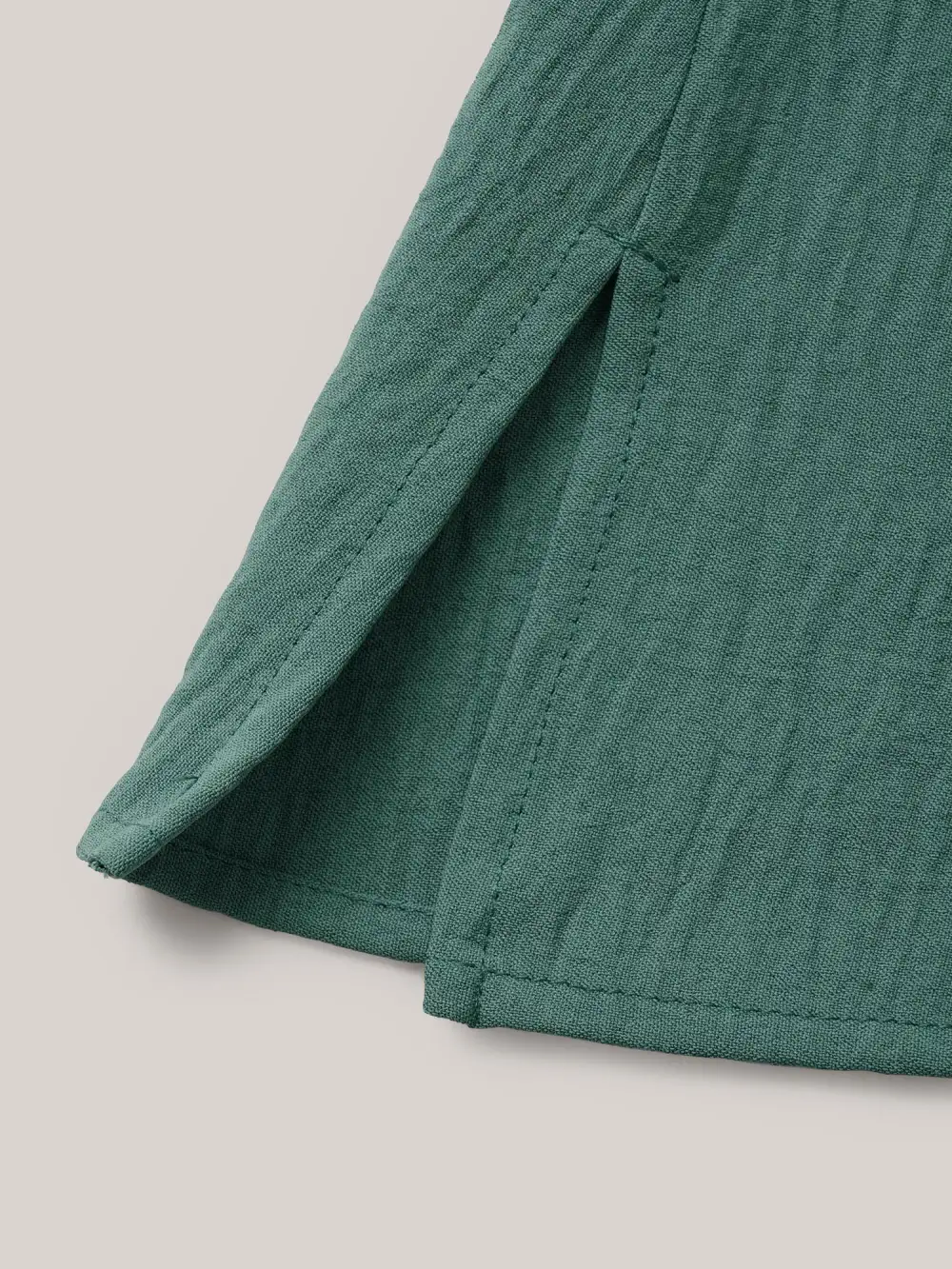 Solid Tiered Ruffles Split Hem Blouse