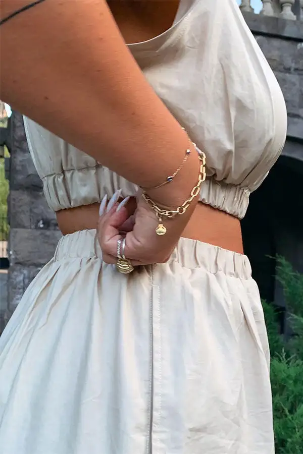 Apricot Wide-Leg Pant Set