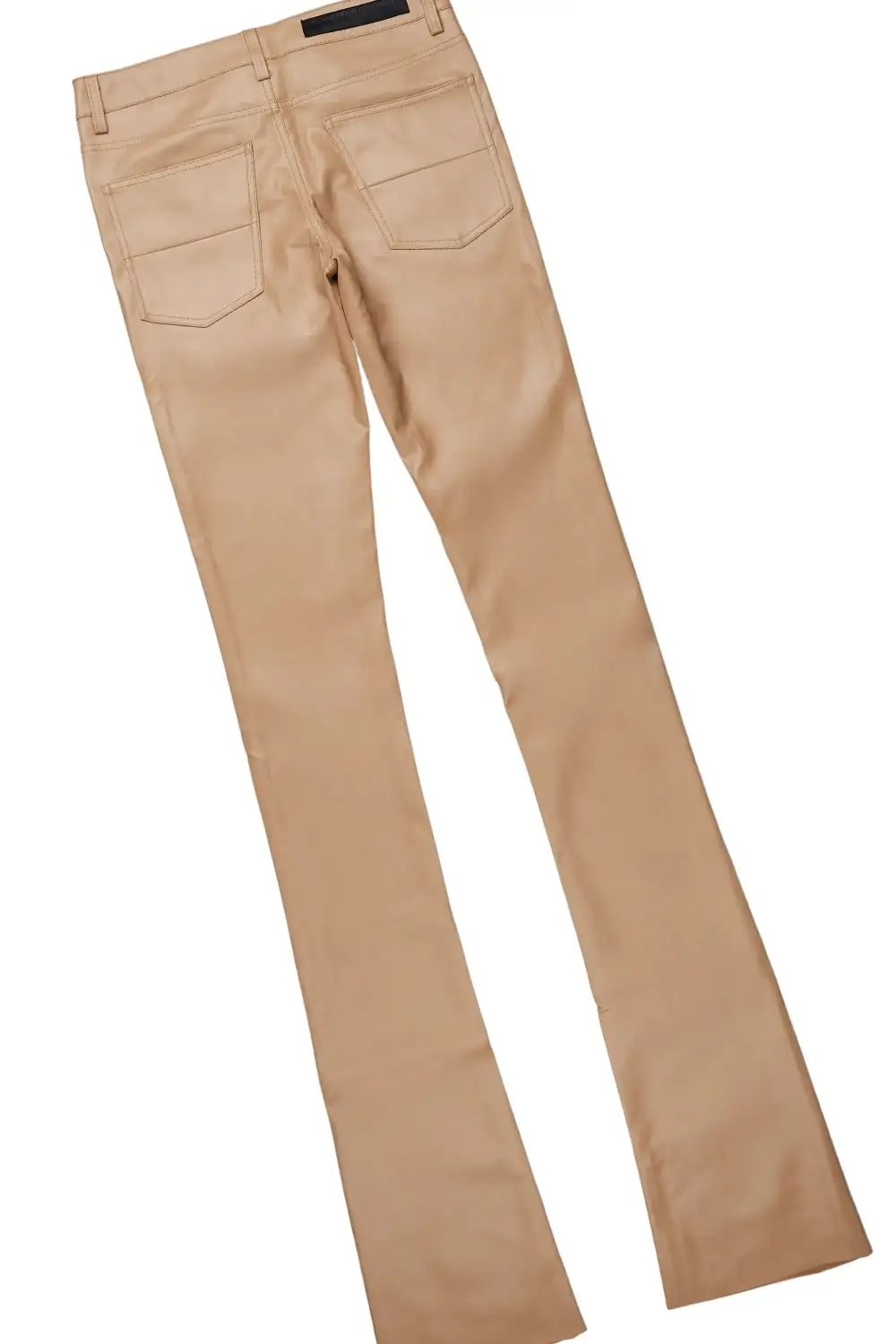 Lake Black T-Shirt & Ricky Tan PU Super Stacked Jean Bundle