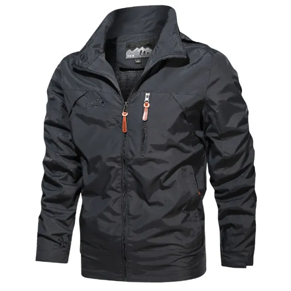 Men's Outdoor Waterproof And Windproof Hooded Jacket