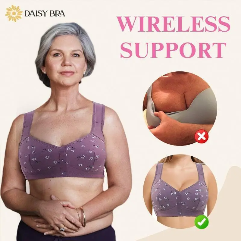 10-Pack Women's Bra - Comfortable & Convenient Front Button Bra