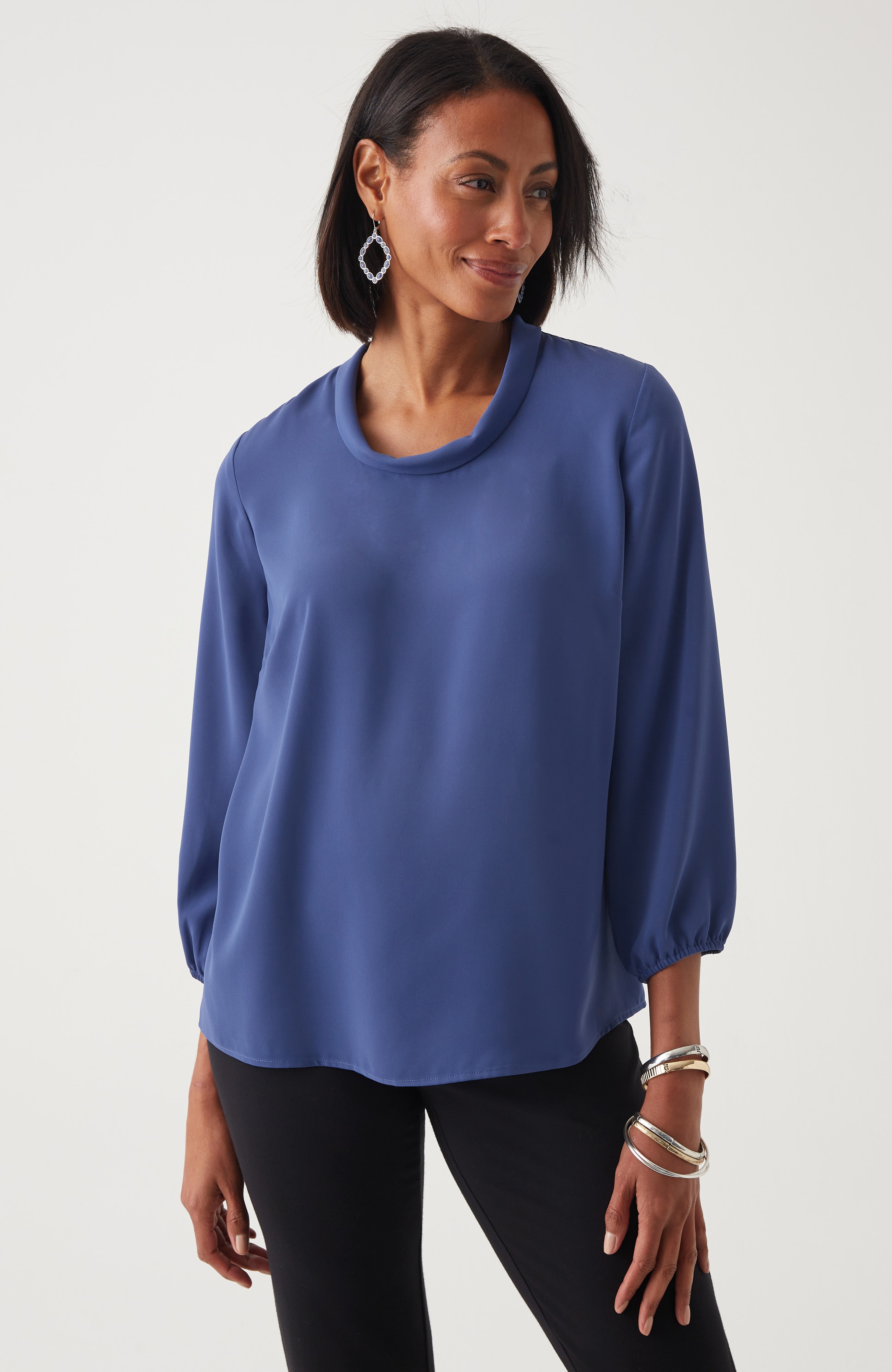 Wearever Easy-Care 3/4-Sleeve Top