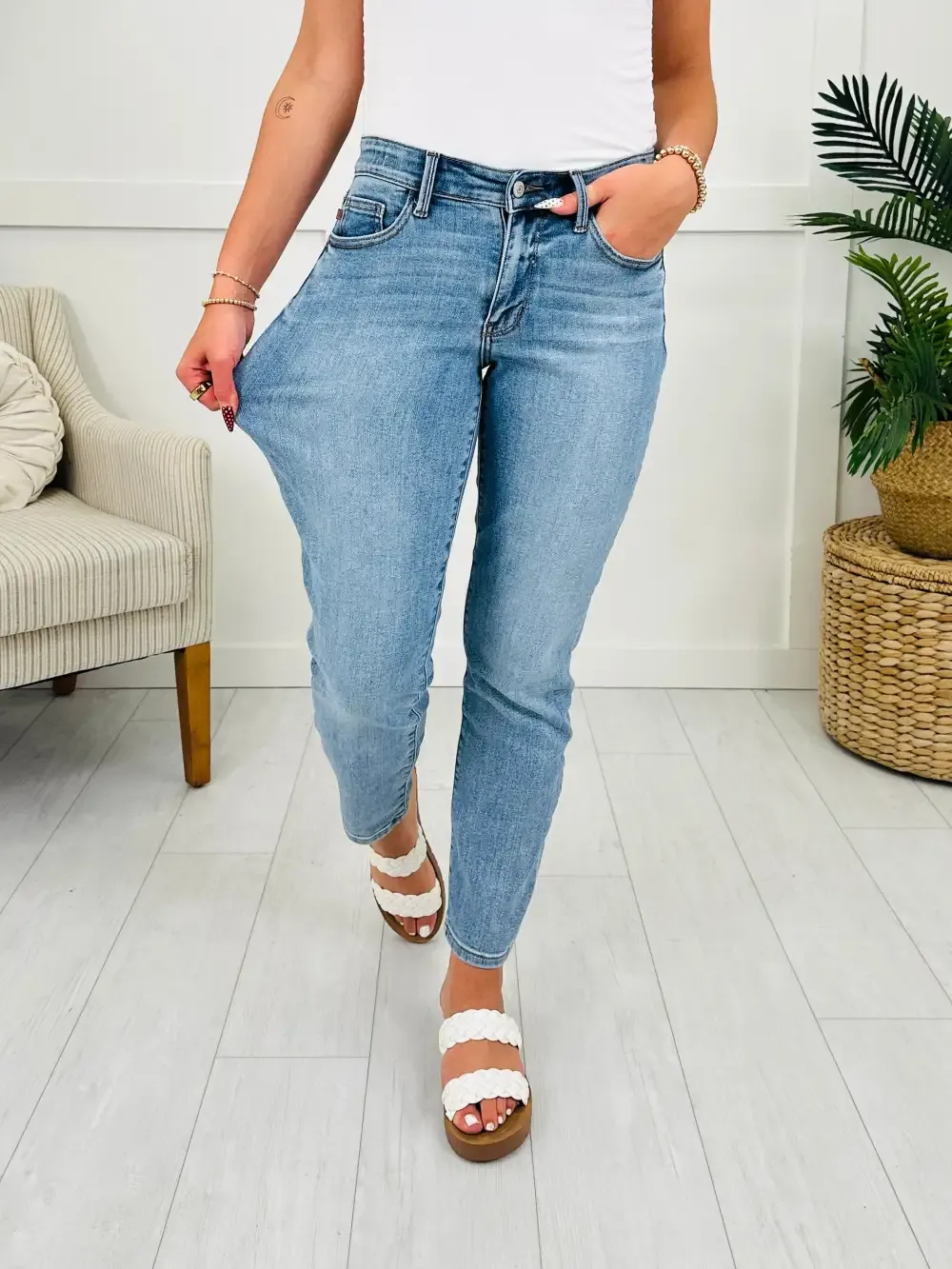 Judy Blue Stay In Touch Slim Fit Jeans