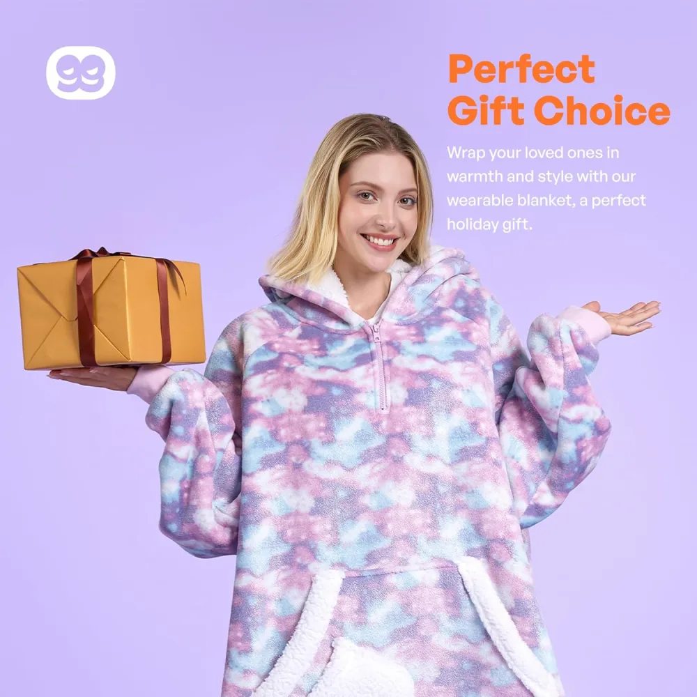 Panda Wearable Blanket Hoodie
