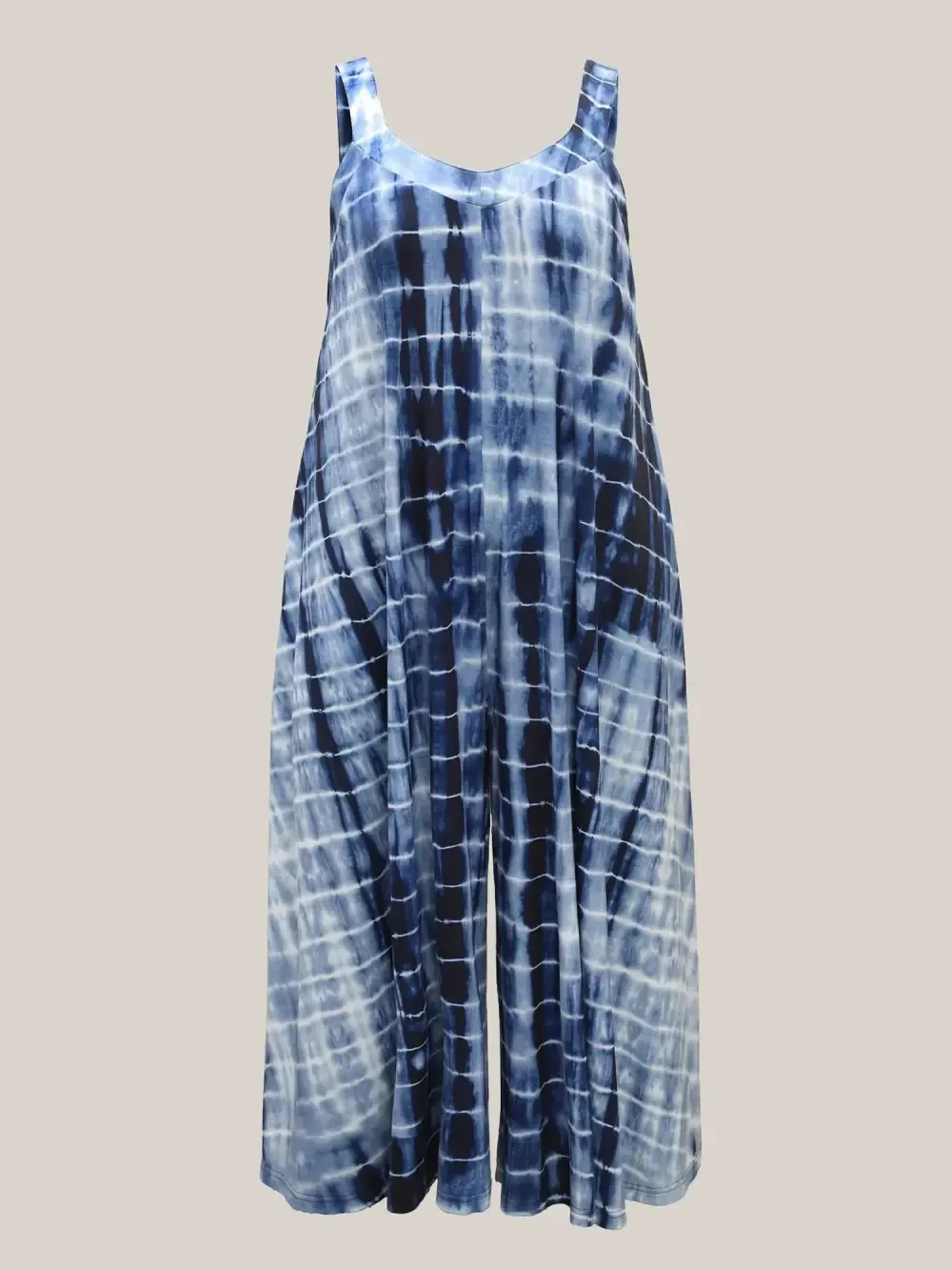 Supersoft Tie-Dye Backless Jumpsuit