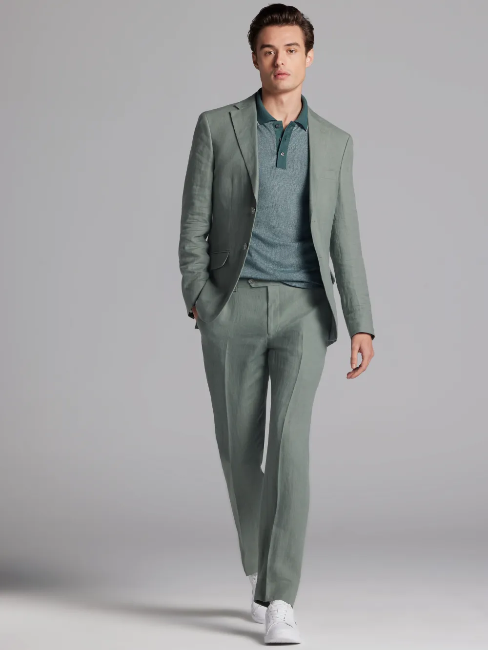 Tommy Hilfiger Modern Fit Linen Suit Jacket