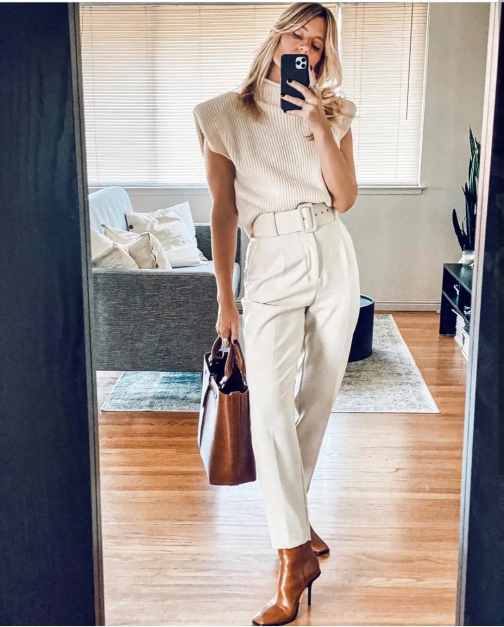 Stylish Turtleneck Sweater Vest