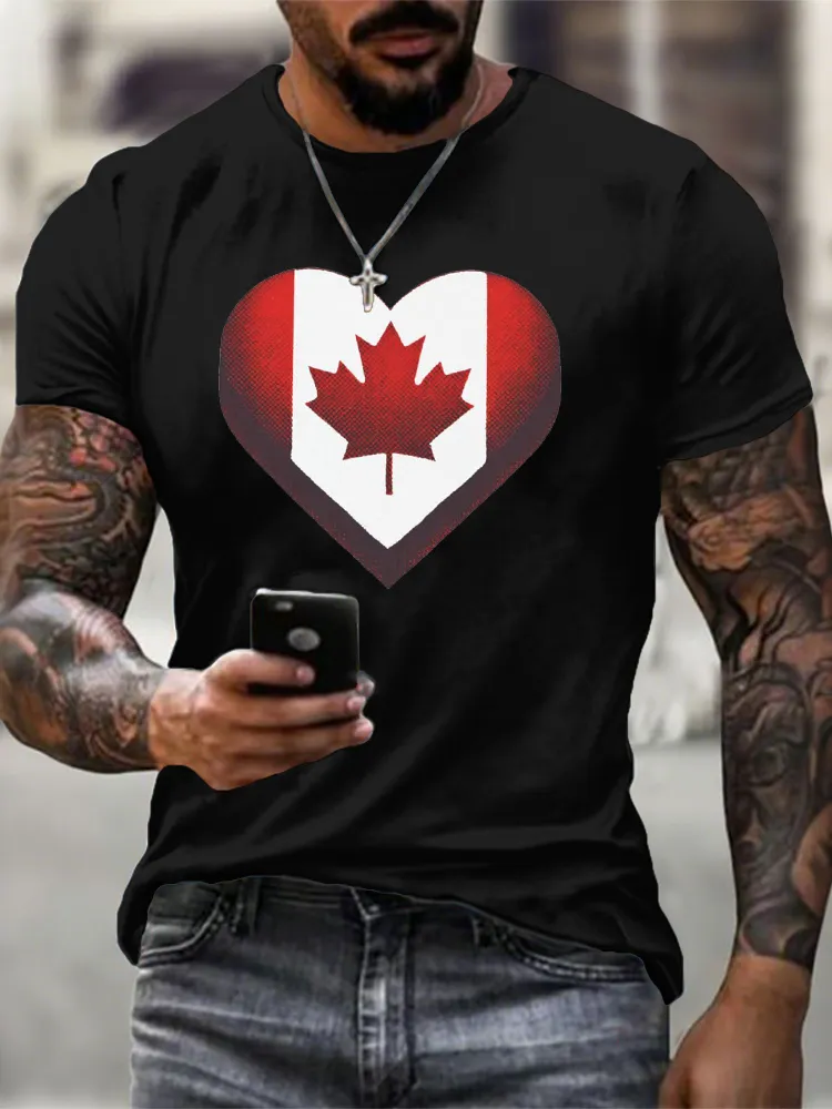 Men'S I Love Canada T-Shirt