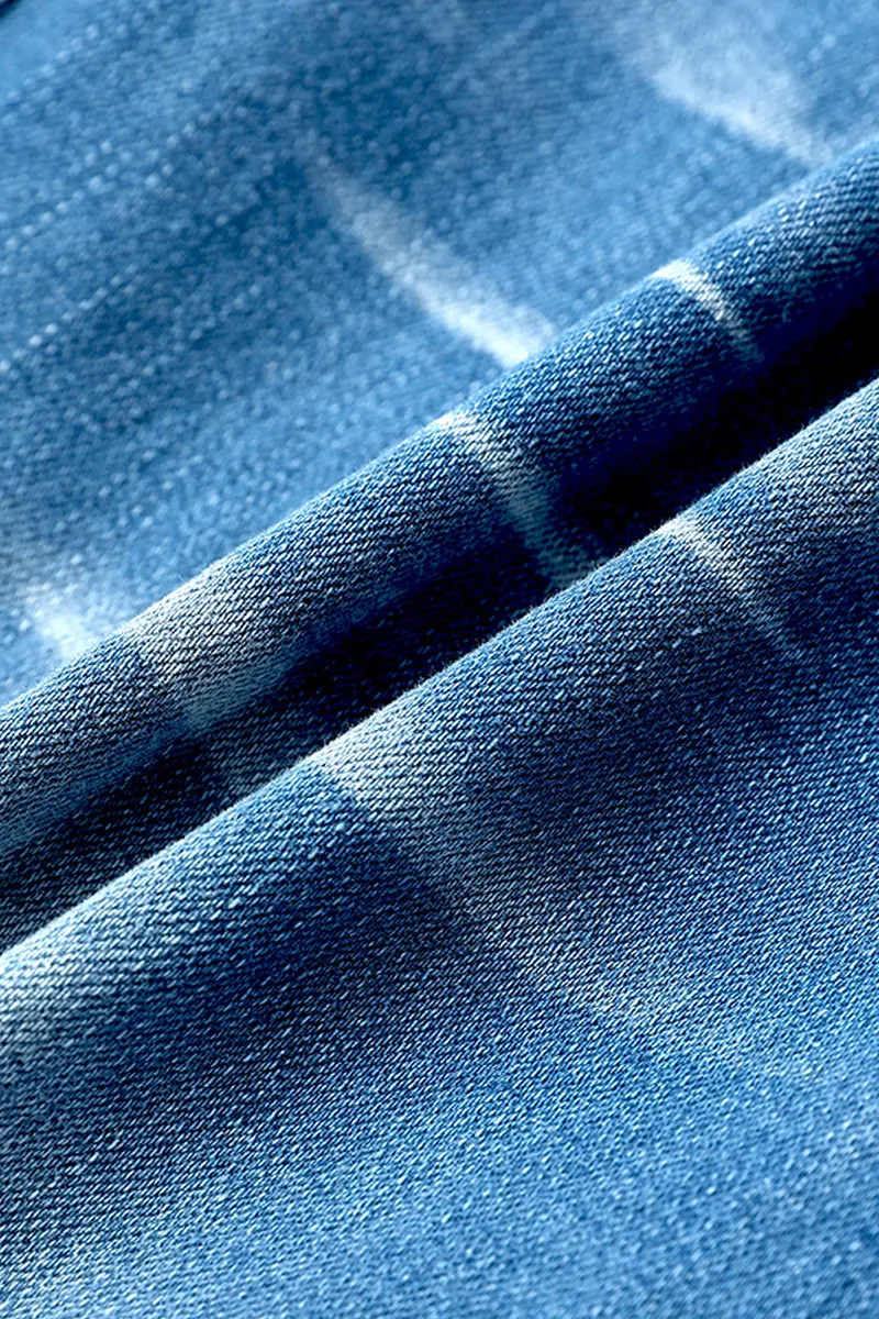 Distressed Low Waist Wash Bootcut Jeans