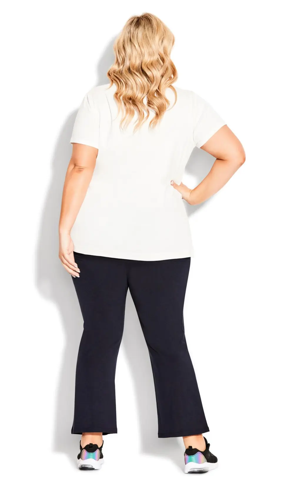 Evans Navy Bootcut Legging
