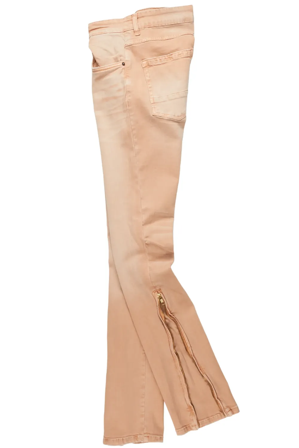 Koa Desert Sand Stacked Flare Jean