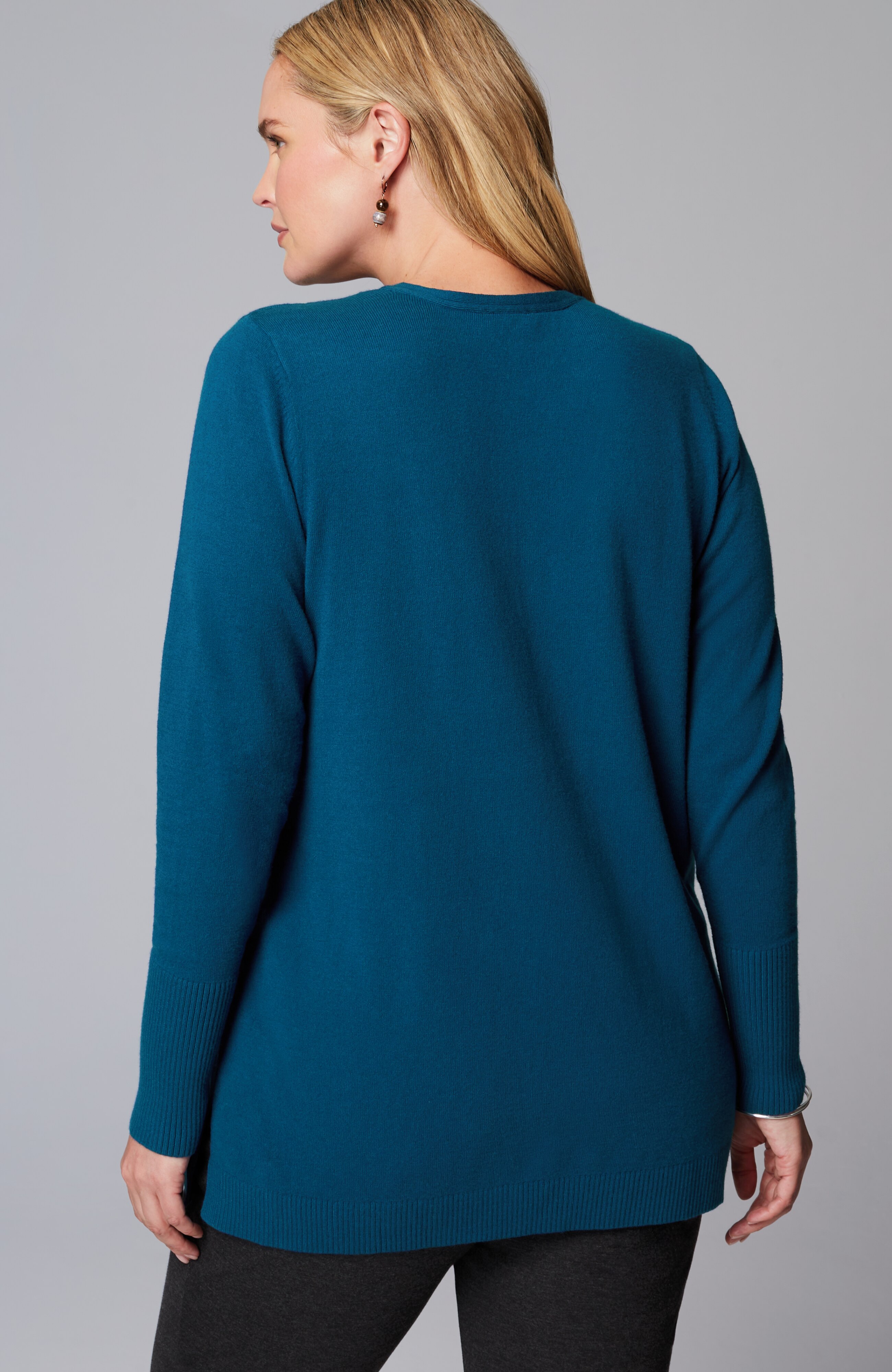 V-Neck Sweater Tunic