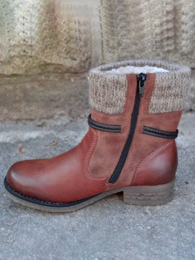 Daily Winter Flat Heel Boots