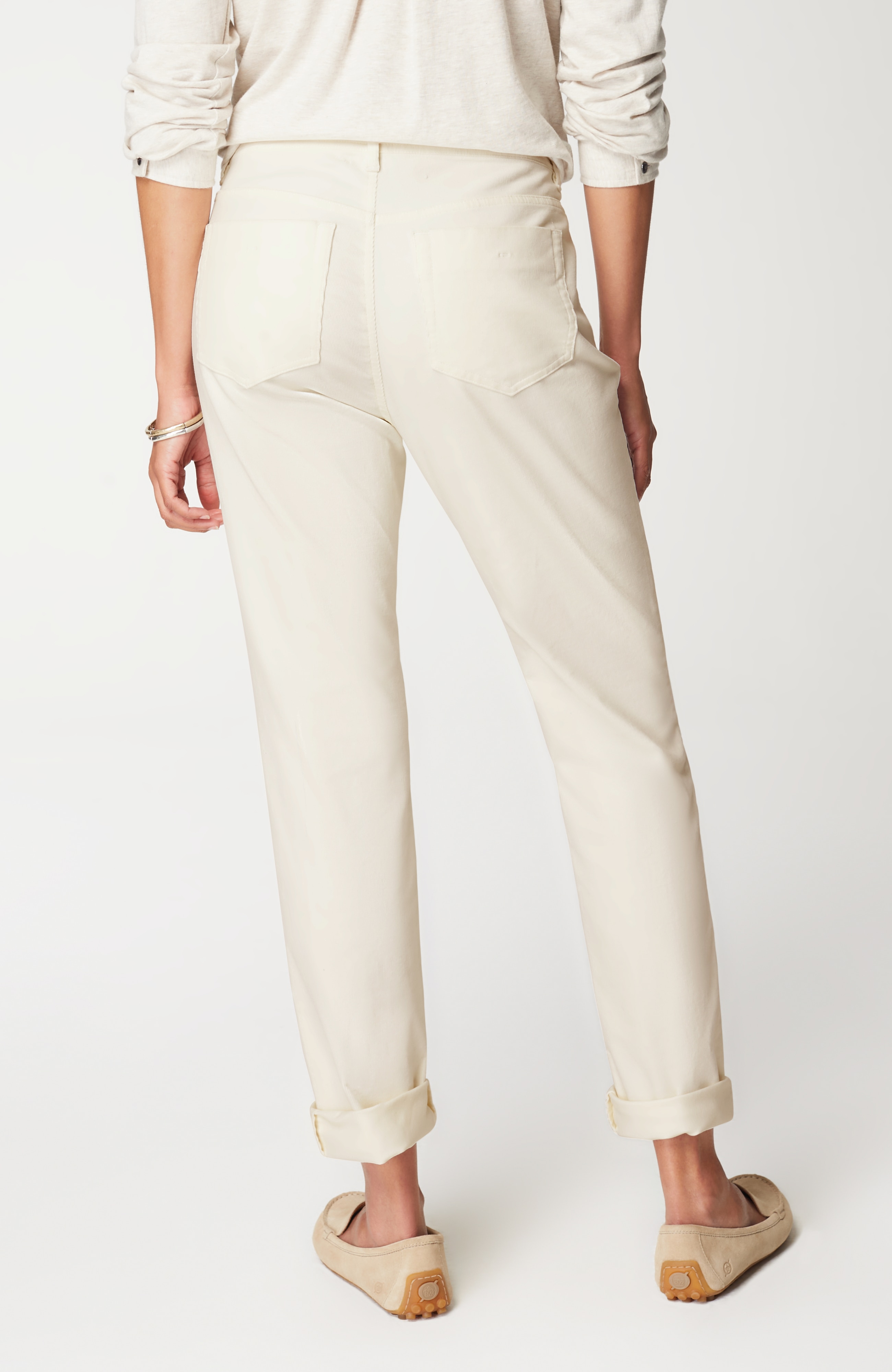 Authentic Fit Slim-Leg Corduroy Pants