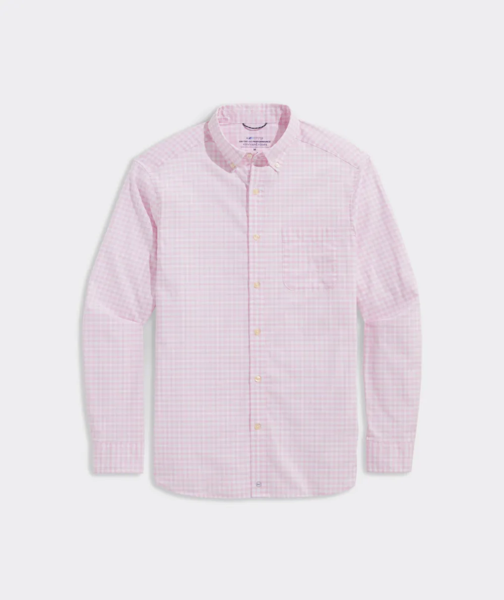 On-The-Go brrr° Gingham Shirt