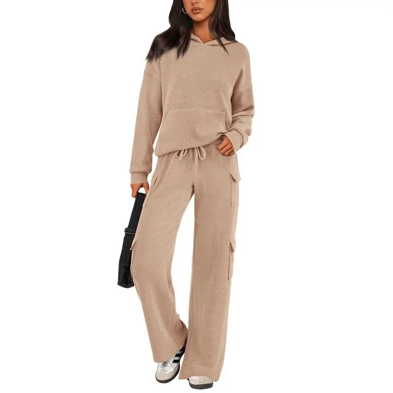 Women's 2-Piece Knitted Tracksuit Set