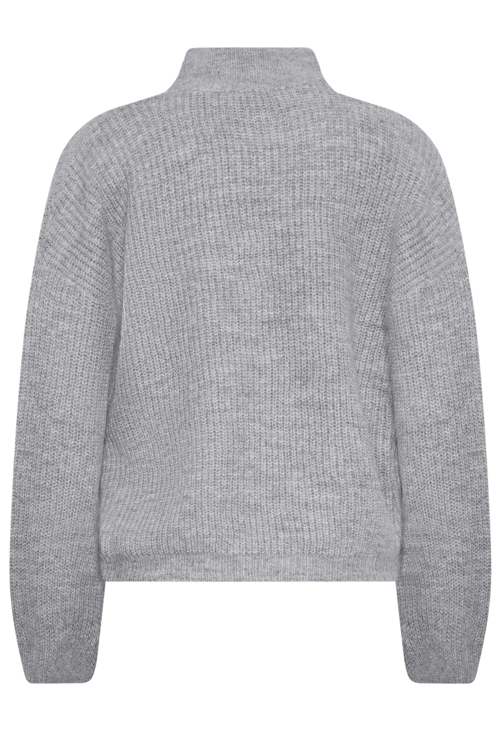 LTS Tall Dark Purple Funnel Neck Knitted Jumper