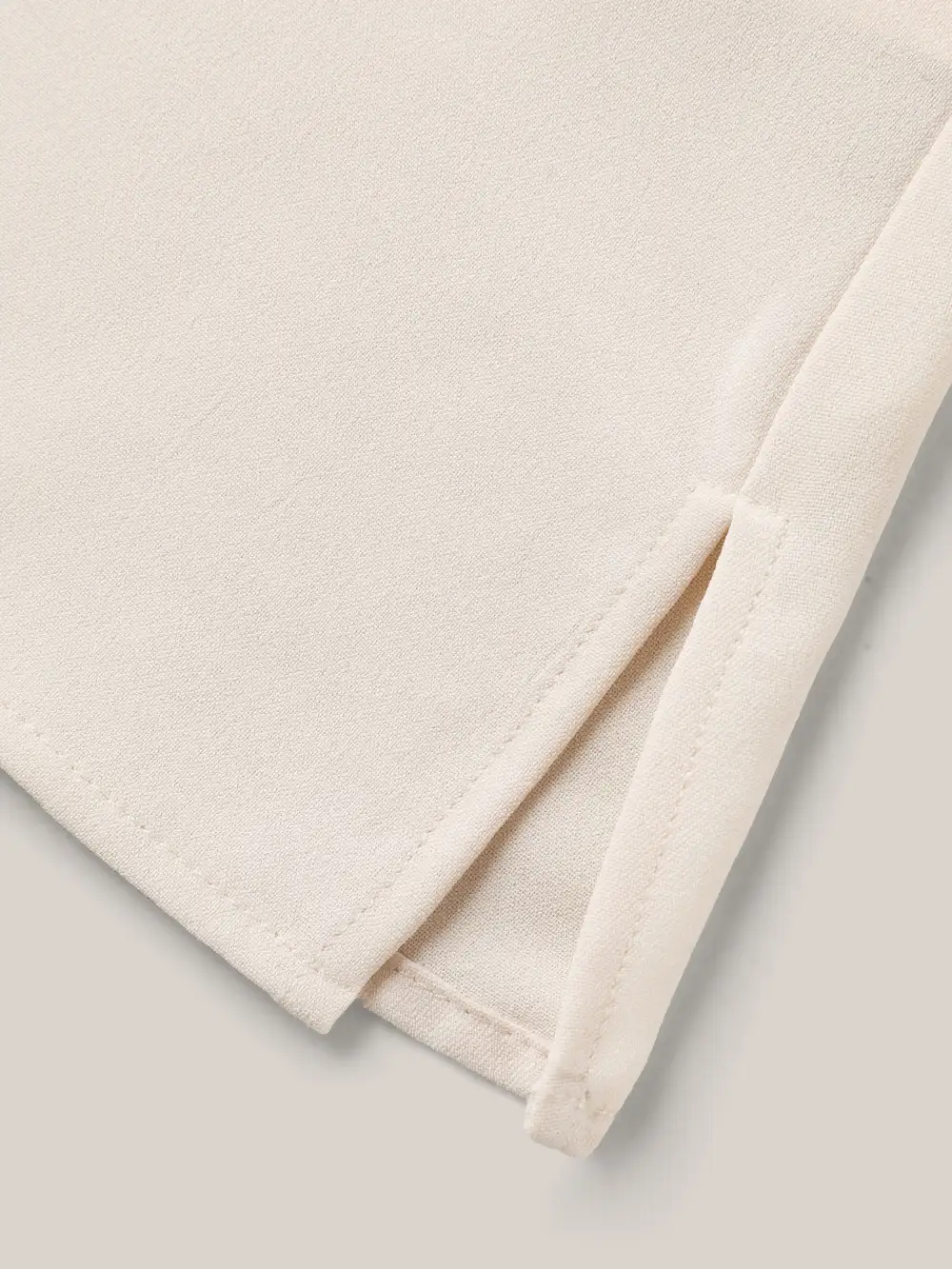 Collar Tie Color Contrast Blouse