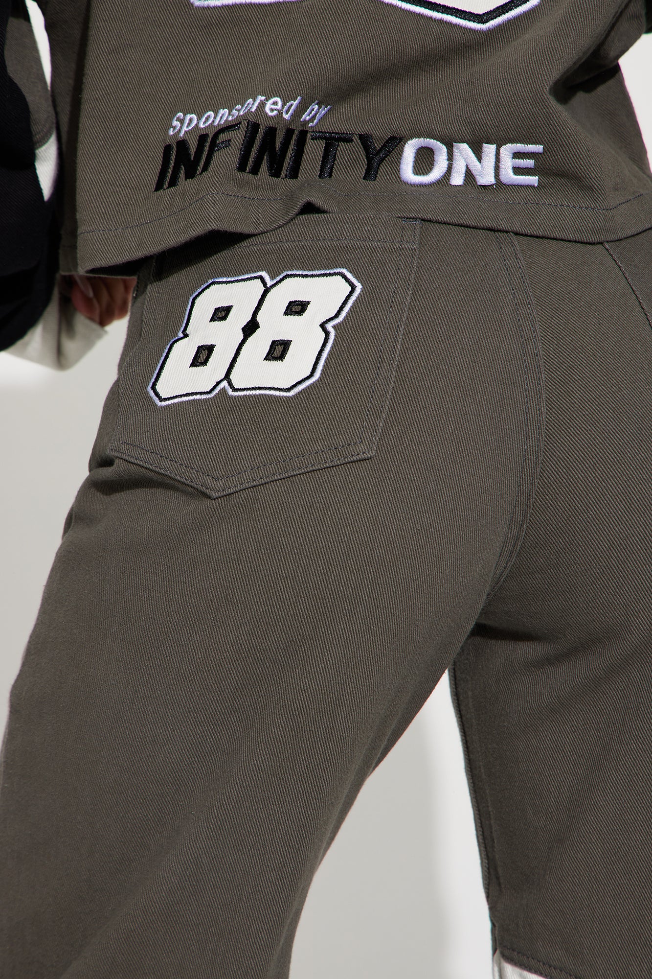 Full Speed Ahead Pant Set - Grey