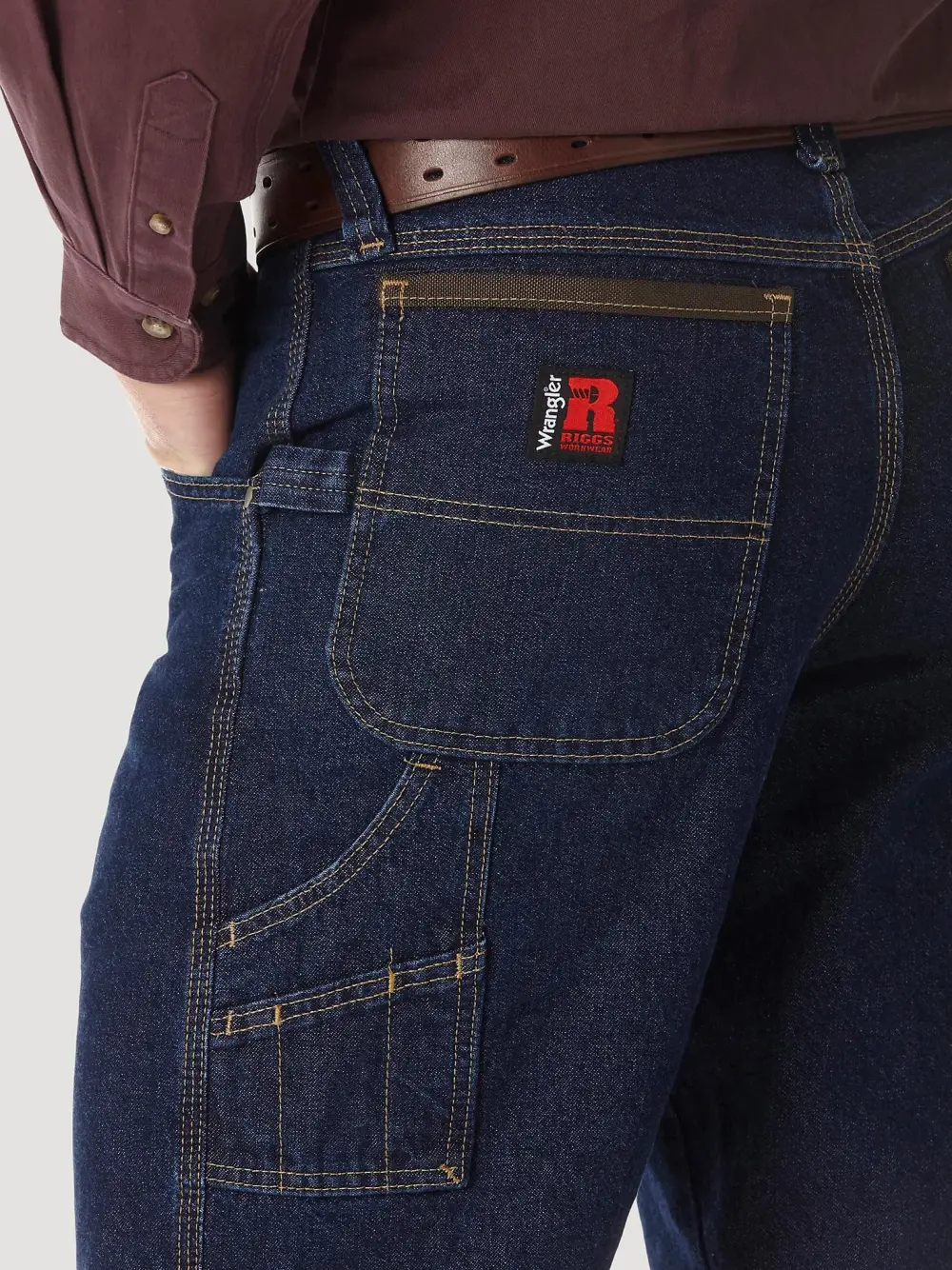 WRANGLER RIGGS WORKWEAR CONTRACTOR JEAN IN ANTIQUE INDIGO