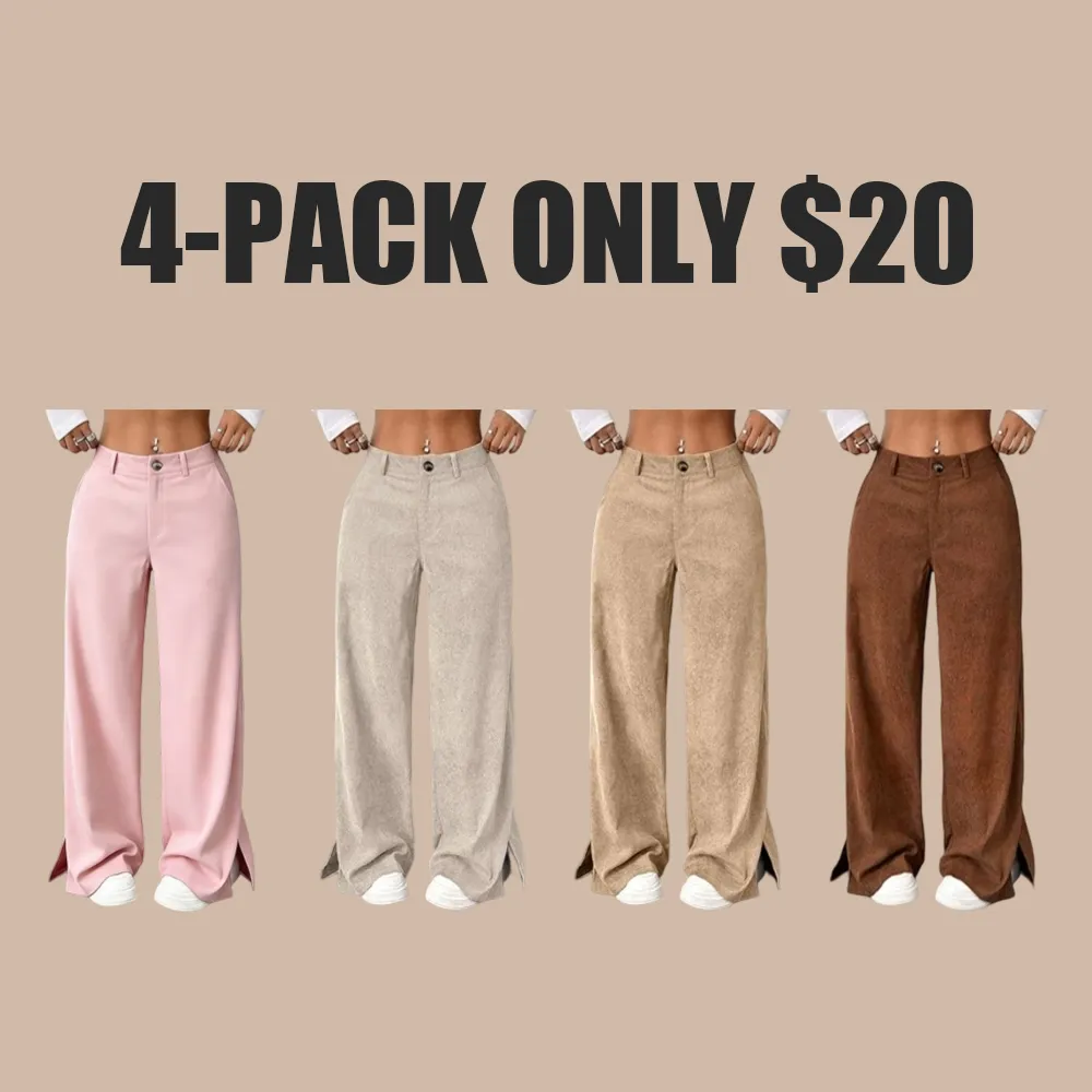 Women's Casual Pants Vintage High-End