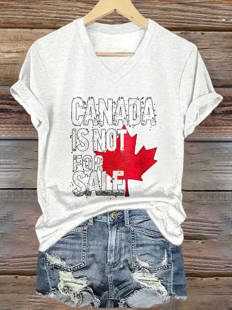 Women'S Canada Is Not For Sale T-Shirt