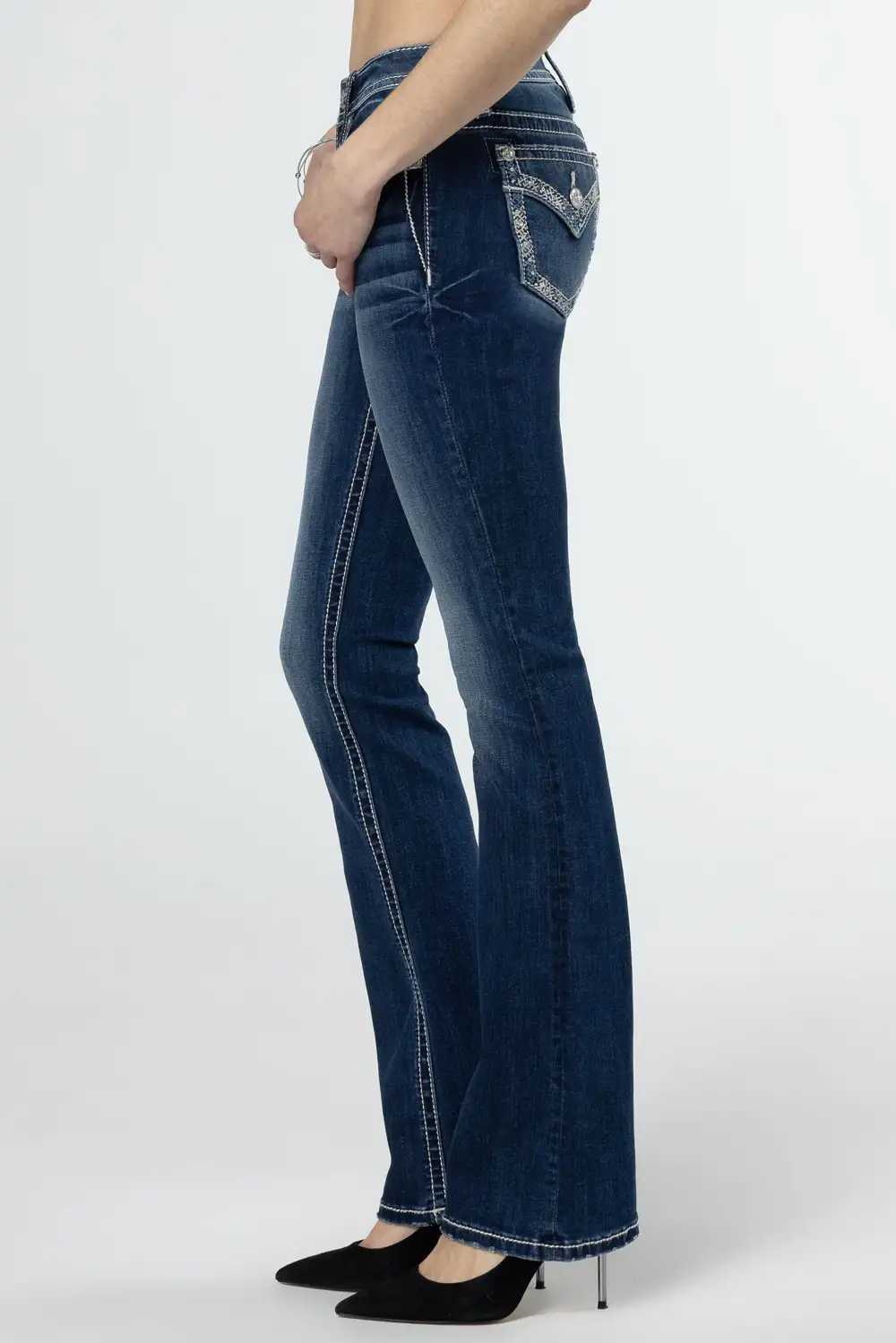 Hint of Blue Bootcut Jeans