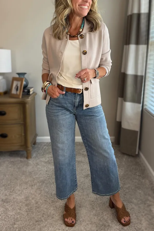 New Arrivals🔥 Casual Lapel Pocket Solid Color Jacket