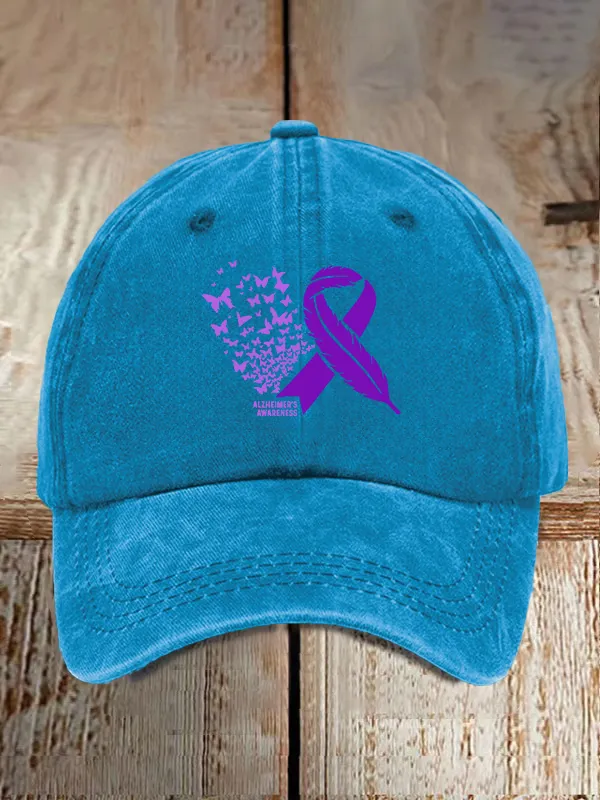 Alzheimer'S Awareness Purple Alzheimers Baseball Caps