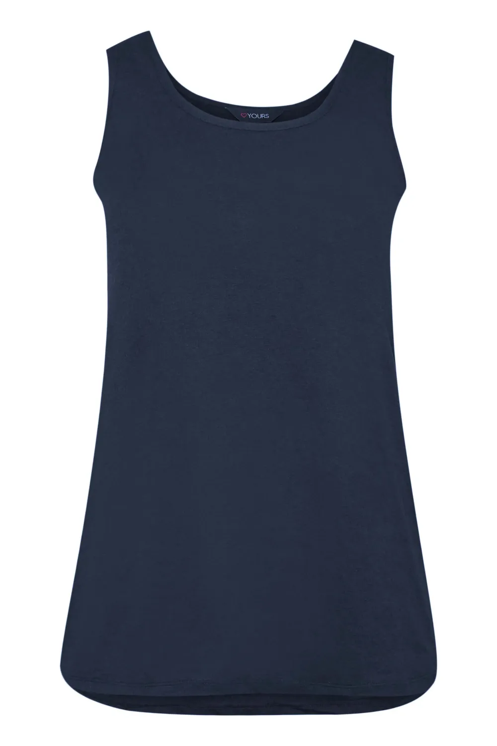 YOURS Curve White Vest Top