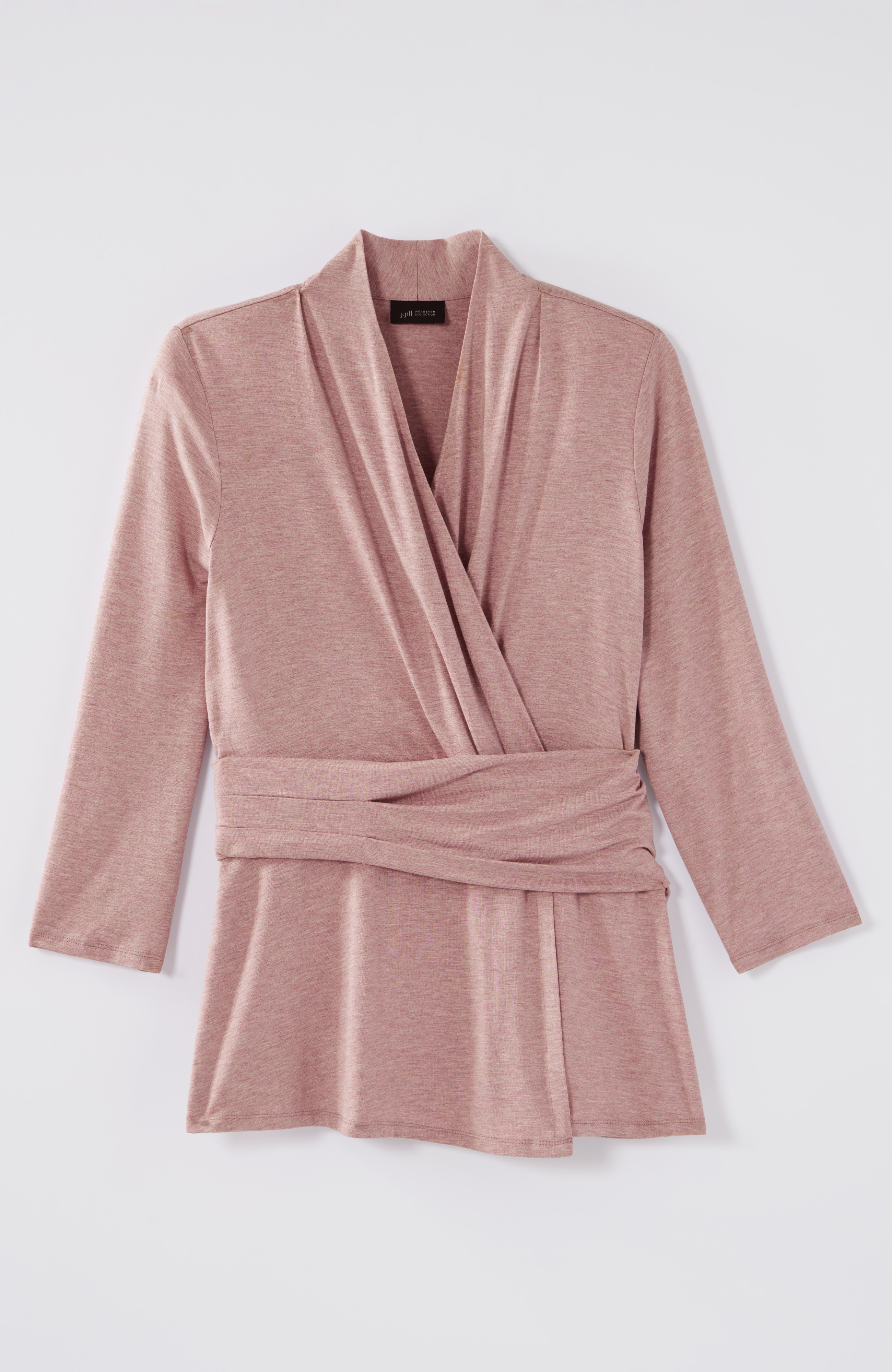 Wearever V-Neck Draped-Waist Top