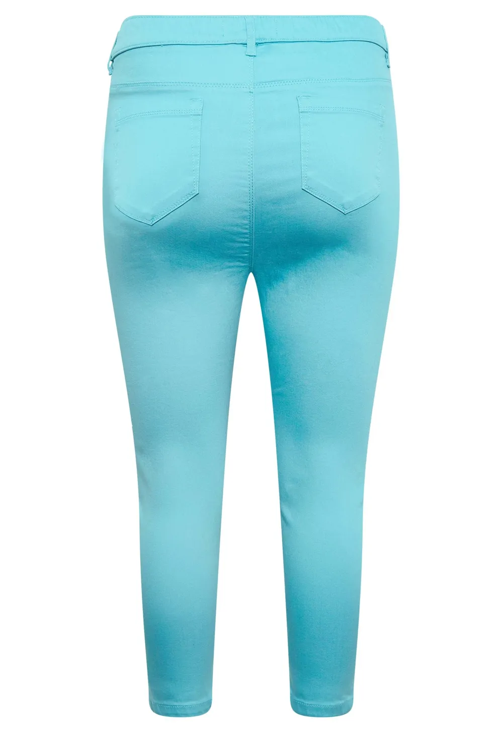 YOURS Curve Rose Pink Cropped Stretch GRACE Jeggings