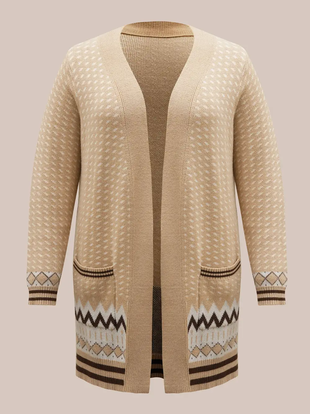 Supersoft Essentials Bandana Geometric Pocket Cardigan