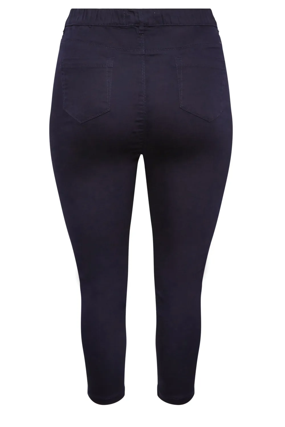 YOURS Curve Rose Pink Cropped Stretch GRACE Jeggings