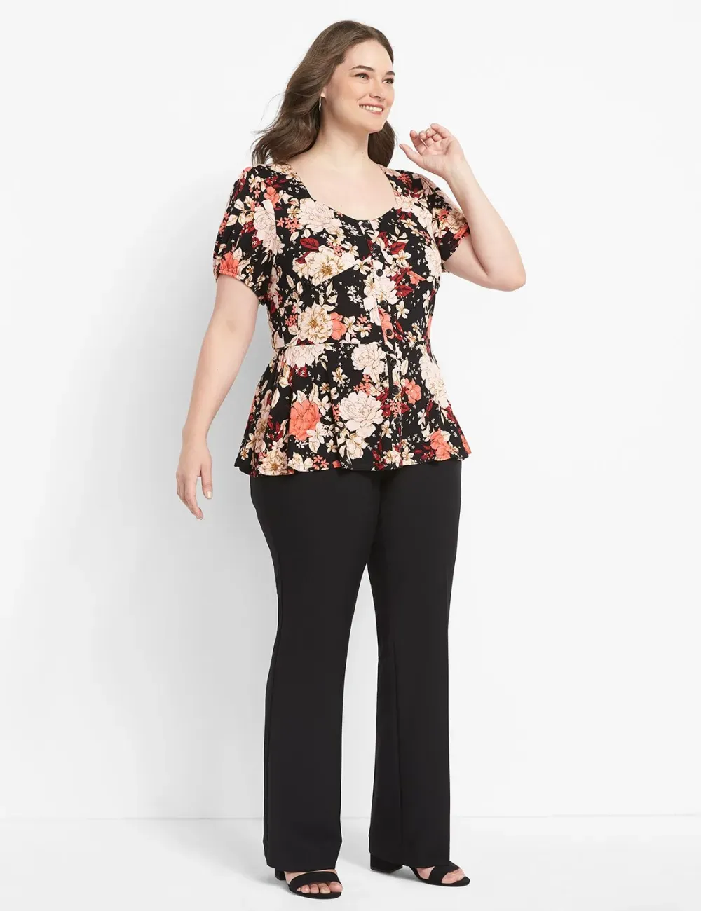 Curvy Fit Perfect Drape Straight Pant