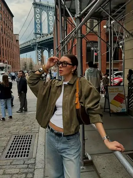 Women's Casual Loose Military Short Coat (Spring/Autumn, Army Color, Daily Wear)