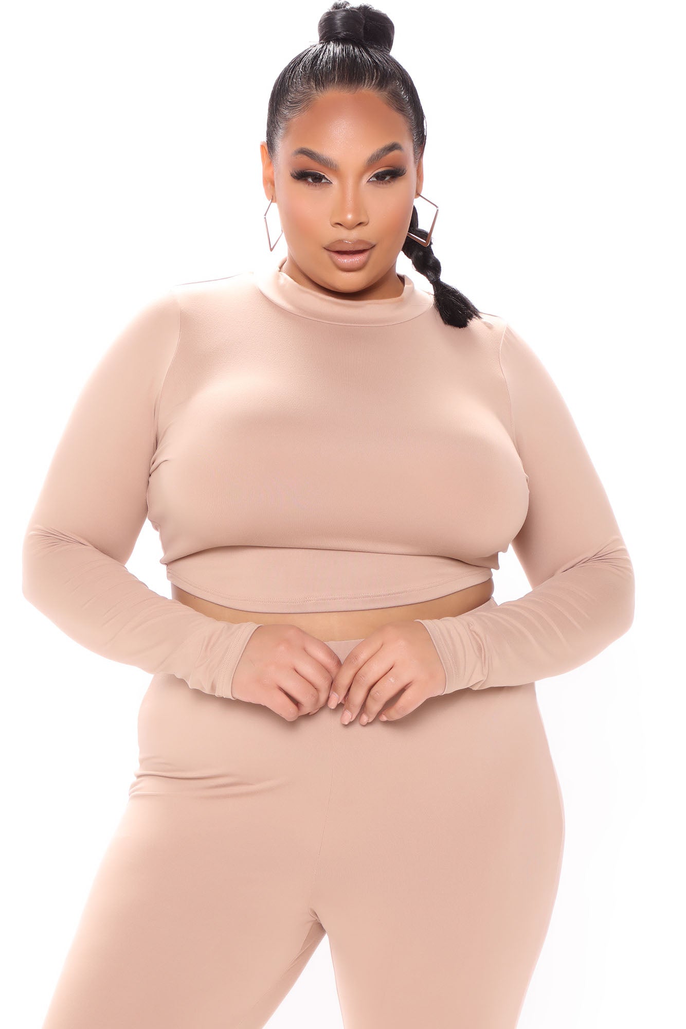 Meet At My Favorite Spot Legging Set - Taupe
