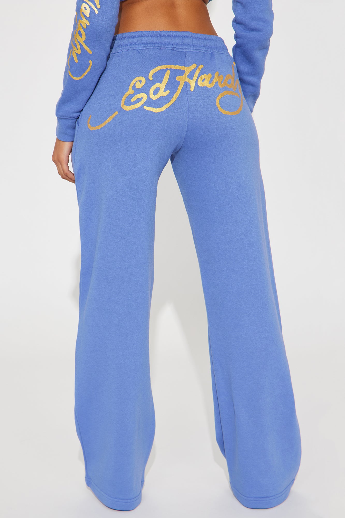 Ed Hardy Lotus Love Pant - Blue