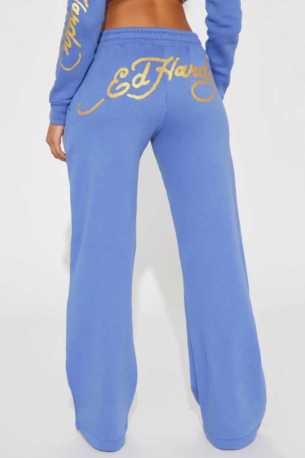 Ed Hardy Lotus Love Pant - Blue