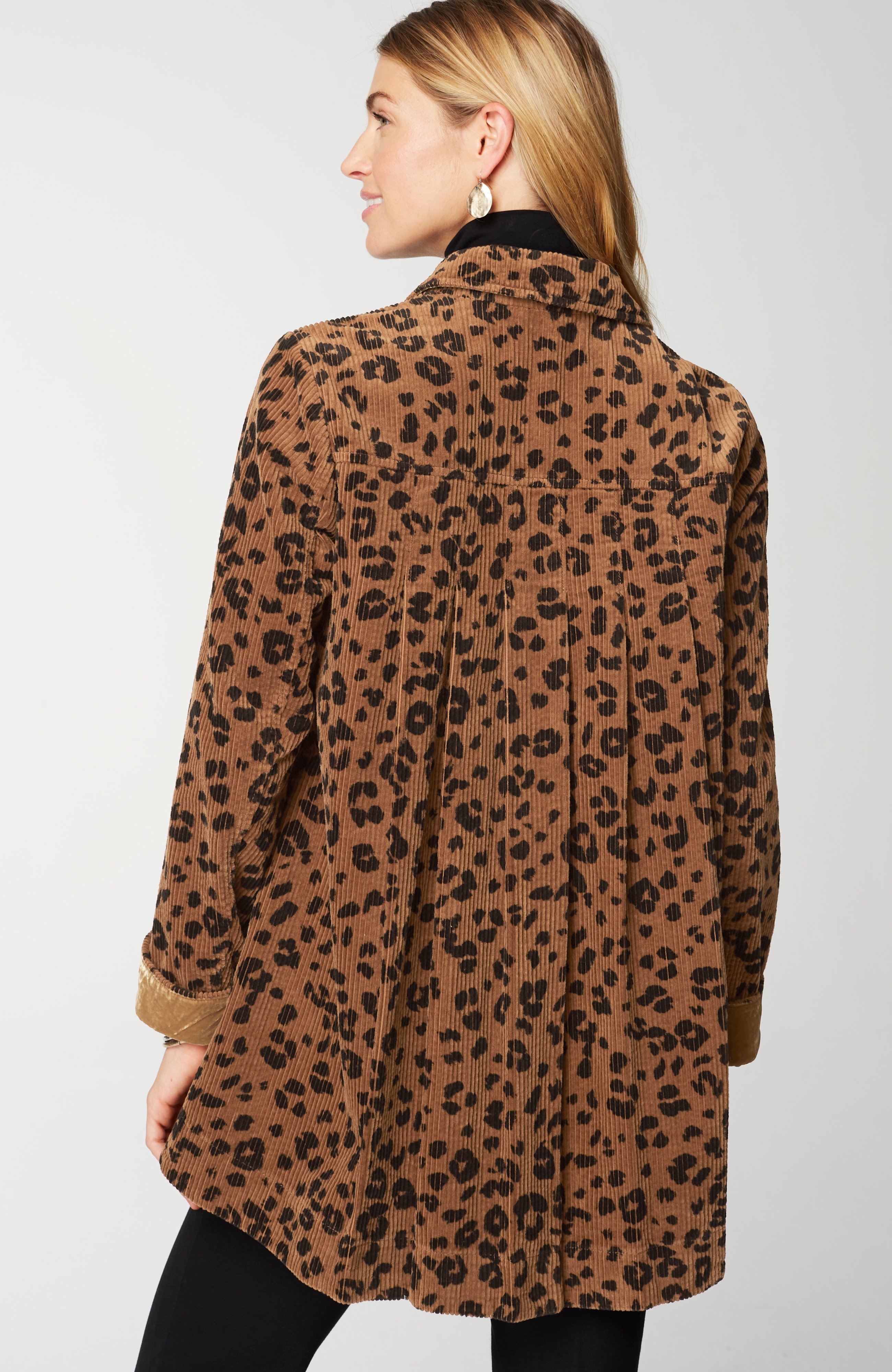 Tumbled-Cord Coat