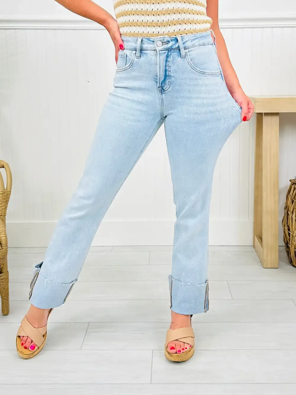 MOCO Exclusive Not Your Mother's Tummy Control Mom Jeans