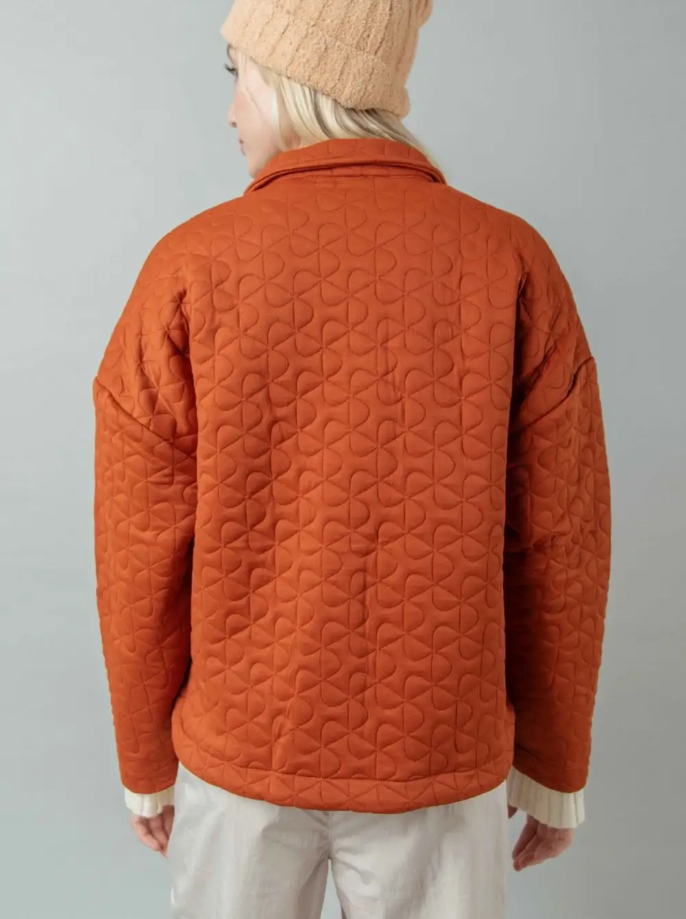 Quilted Knit Jacket