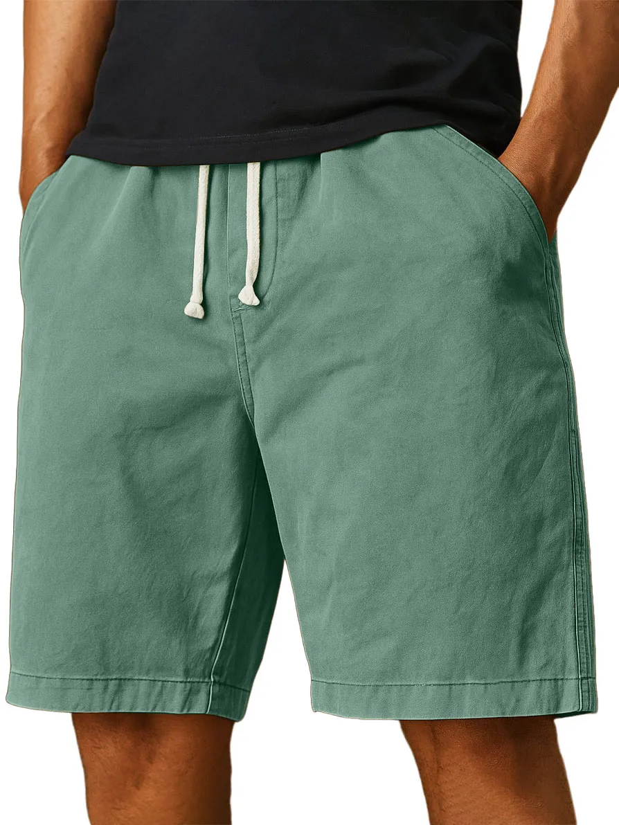 Men's Wear-resistant Pocket Overalls Retro Fashion Casual Shorts