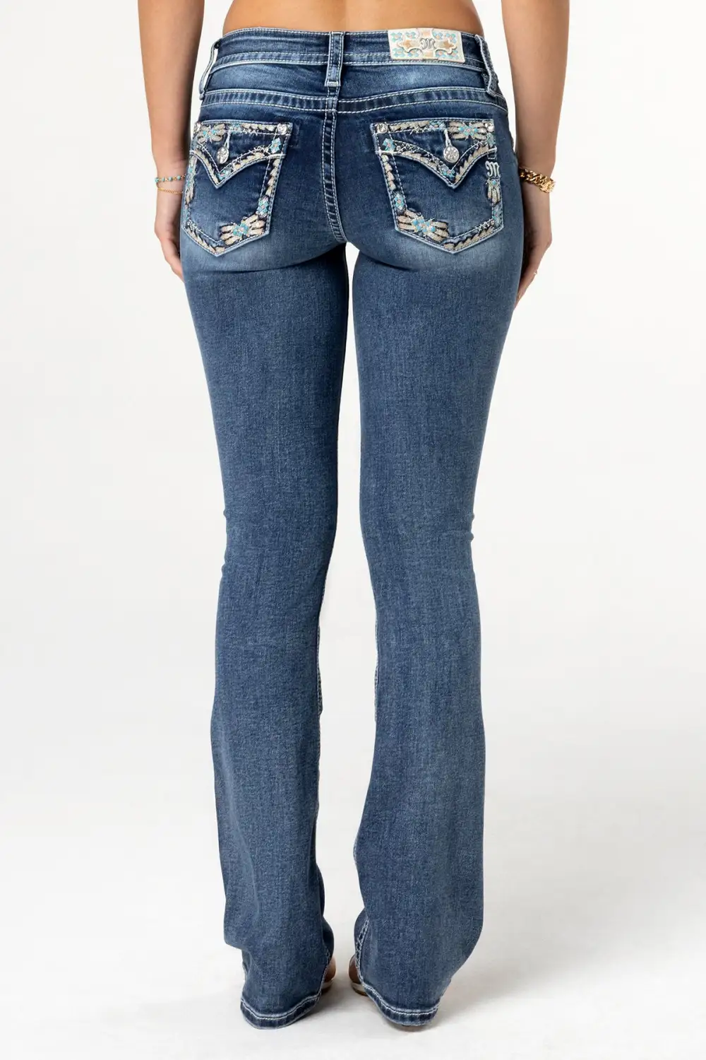 Aqua Topaz Bootcut Jeans