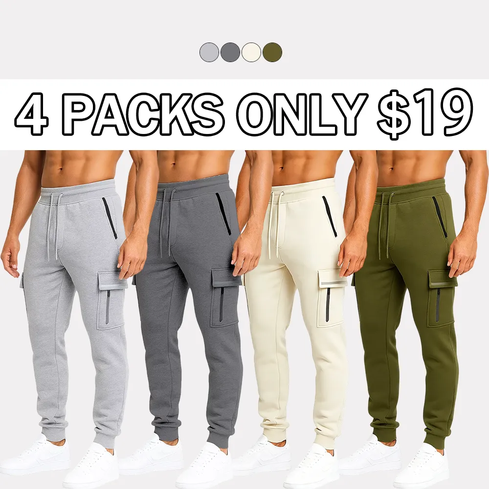 Men's Slim-Fit Cargo Jogger Pants