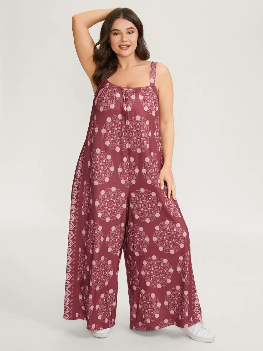 Sunkissed Stretchy Adjustable Strap Jumpsuit